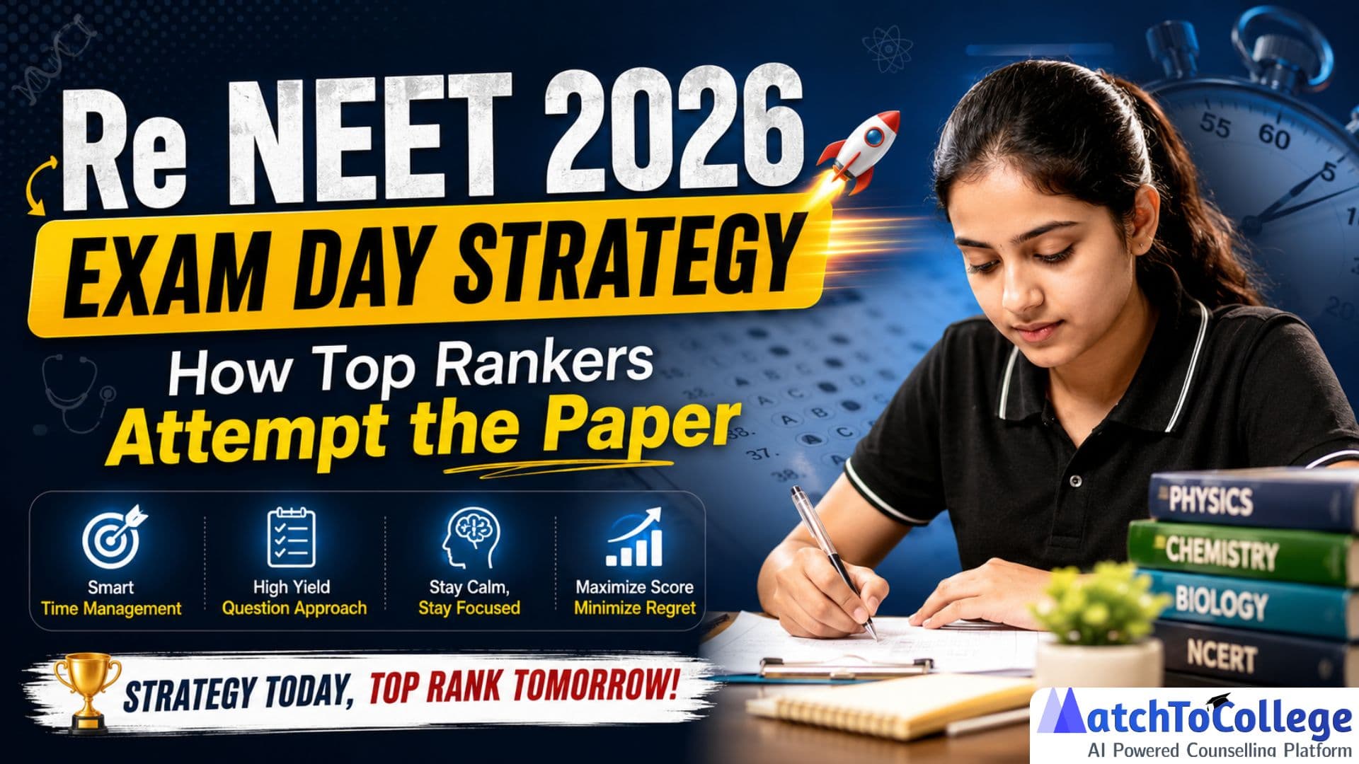 NEET Exam Day Strategy: How Top Rankers Ace the Paper