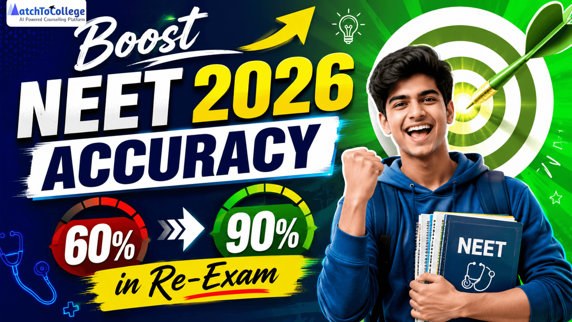 Boost NEET 2026 Accuracy: 60% to 90% in Re-Exam