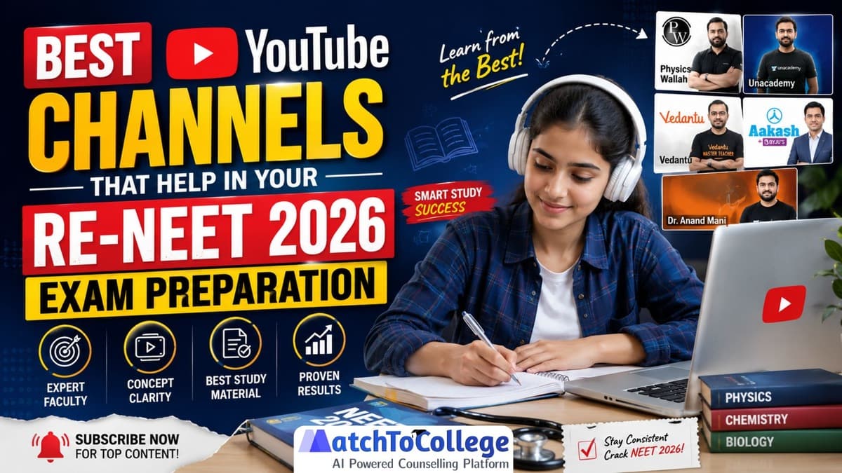Top YouTube Channels for Re-NEET 2026 Prep