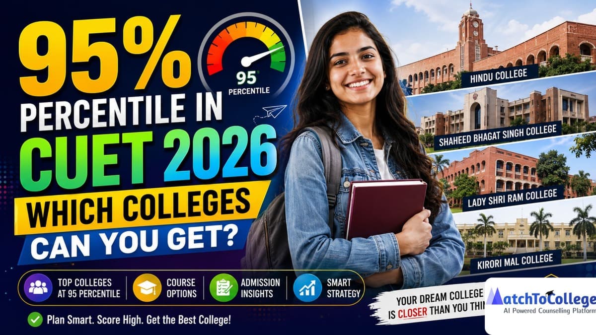 CUET 2026: 95 Percentile? Top Colleges You Can Target