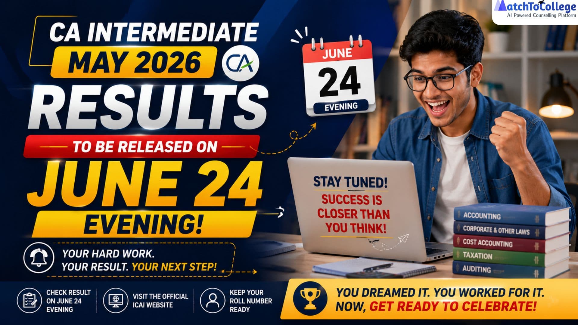 CA Inter May 2026 Results on June 24: Your Next Steps