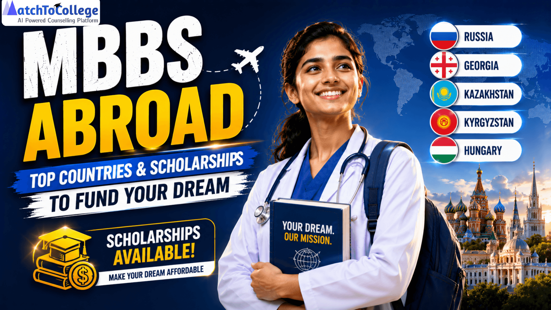 MBBS Abroad: Top Countries & Scholarships to Fund Your Dream