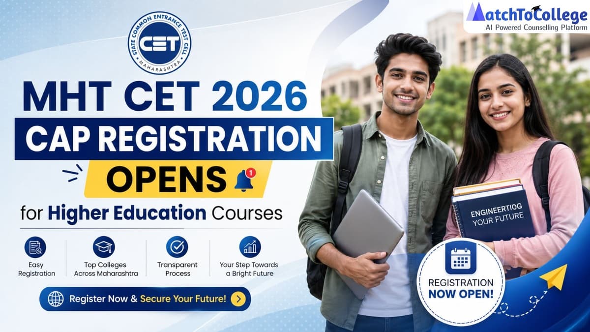MHT CET 2026 CAP Registration: Your Guide to Higher Ed