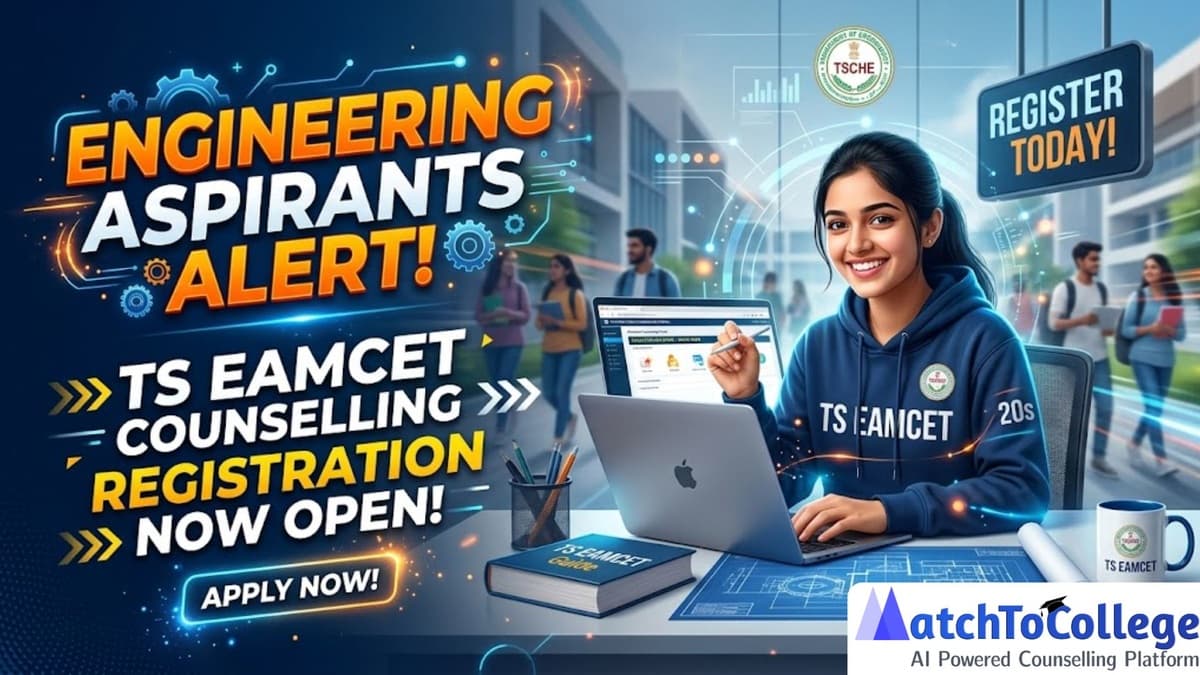 TS EAMCET 2026 Counselling Registration Now OPEN!