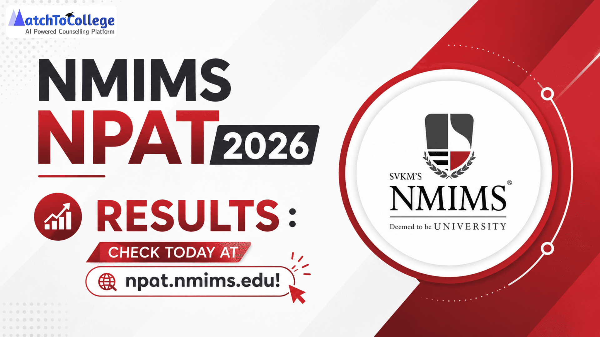 NMIMS NPAT 2026 Results: Check Today at npat.nmims.edu!