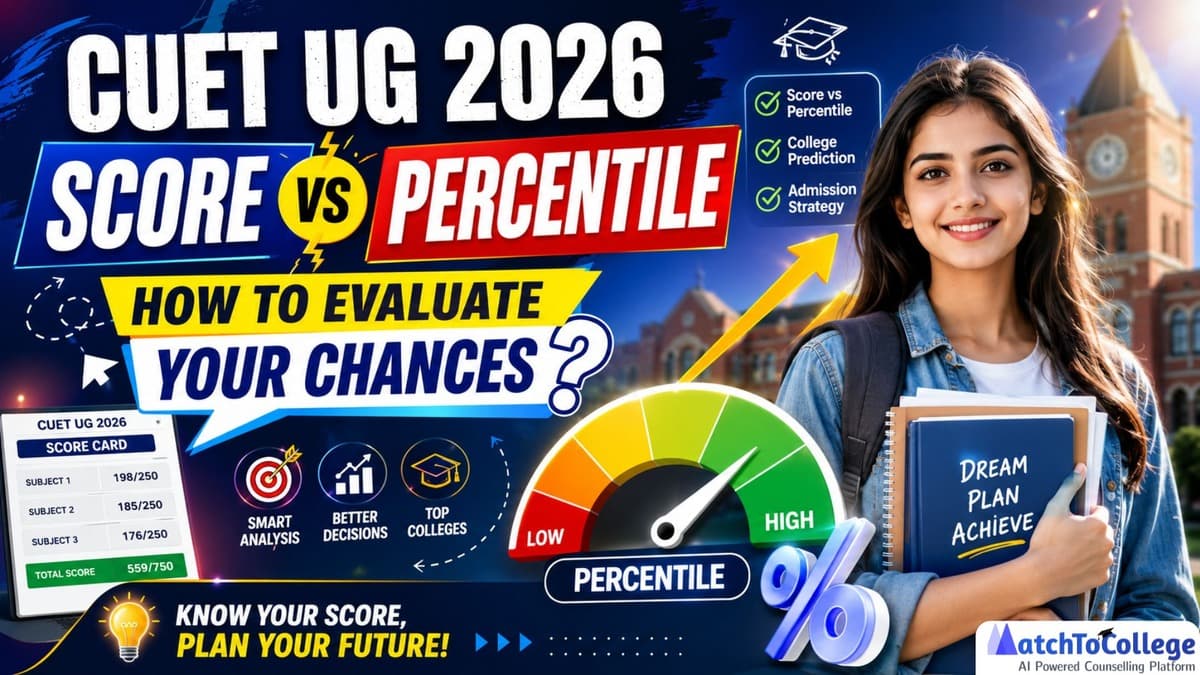 CUET UG 2026: Score vs. Percentile – Your Admission Guide