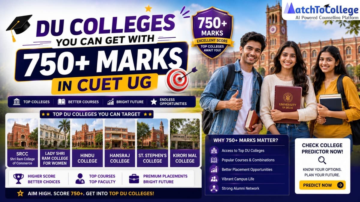 DU Colleges for 750+ CUET UG 2026 Marks: Your Top Picks!
