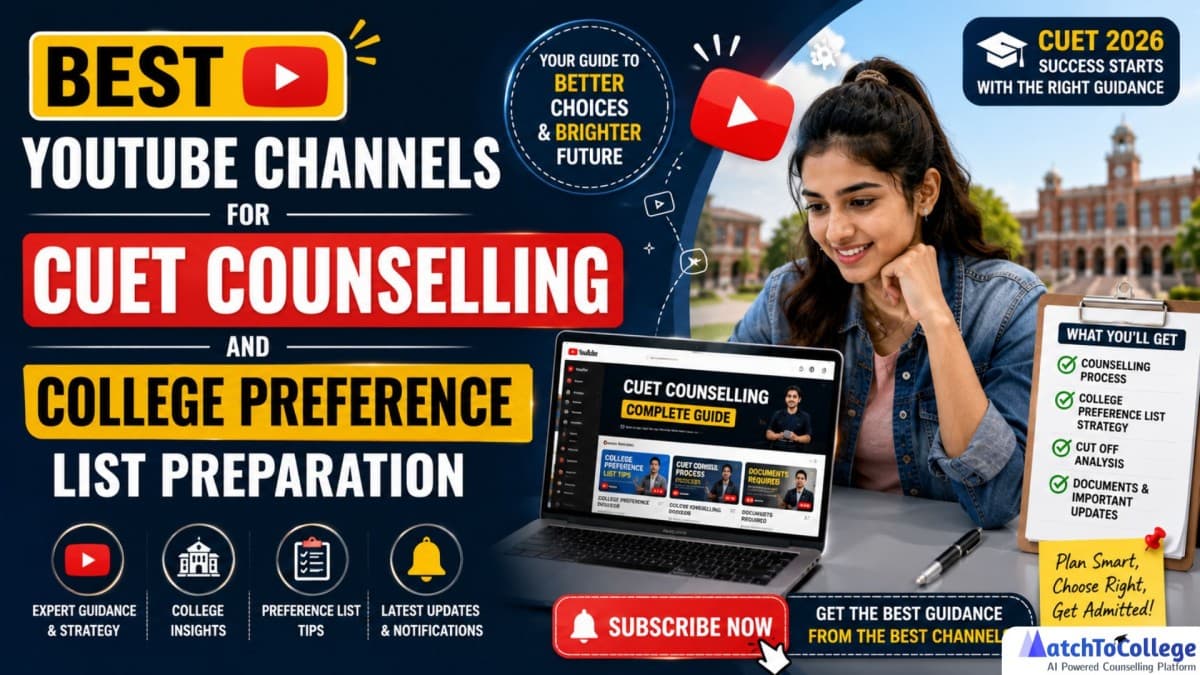 Best CUET YouTube Channels for Counselling & College Preference