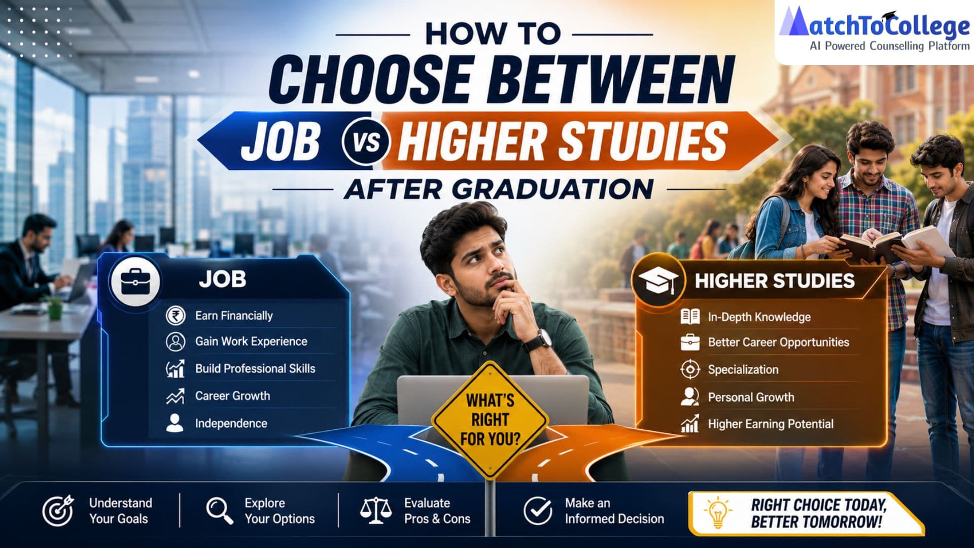 Job vs. Higher Studies: Your Ultimate Post-Graduation Guide