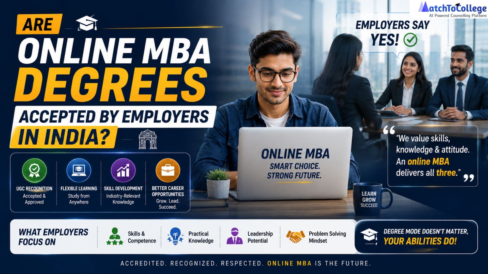 Online MBA Acceptance in India: Employer's View