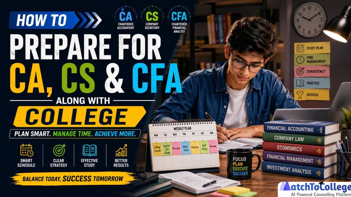 Balance CA, CS, CFA & College: Your Dual Success Guide