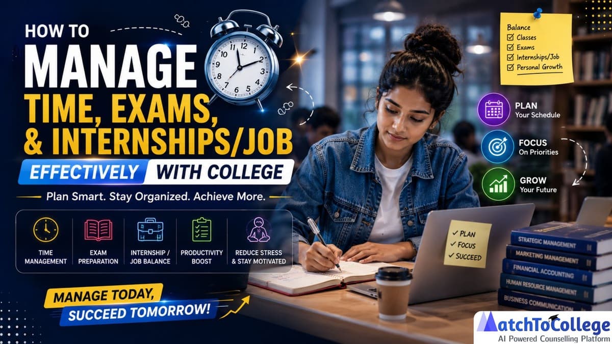College Success: Master Time, Exams & Internships