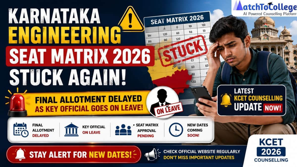 KCET 2026 Seat Allotment Delayed: KEA Official on Leave