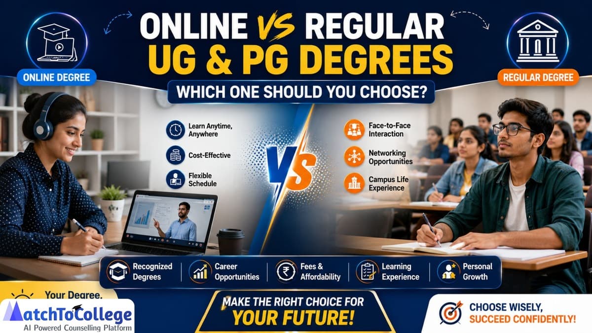 Online vs. Regular Degrees: Your UG & PG Choice Guide