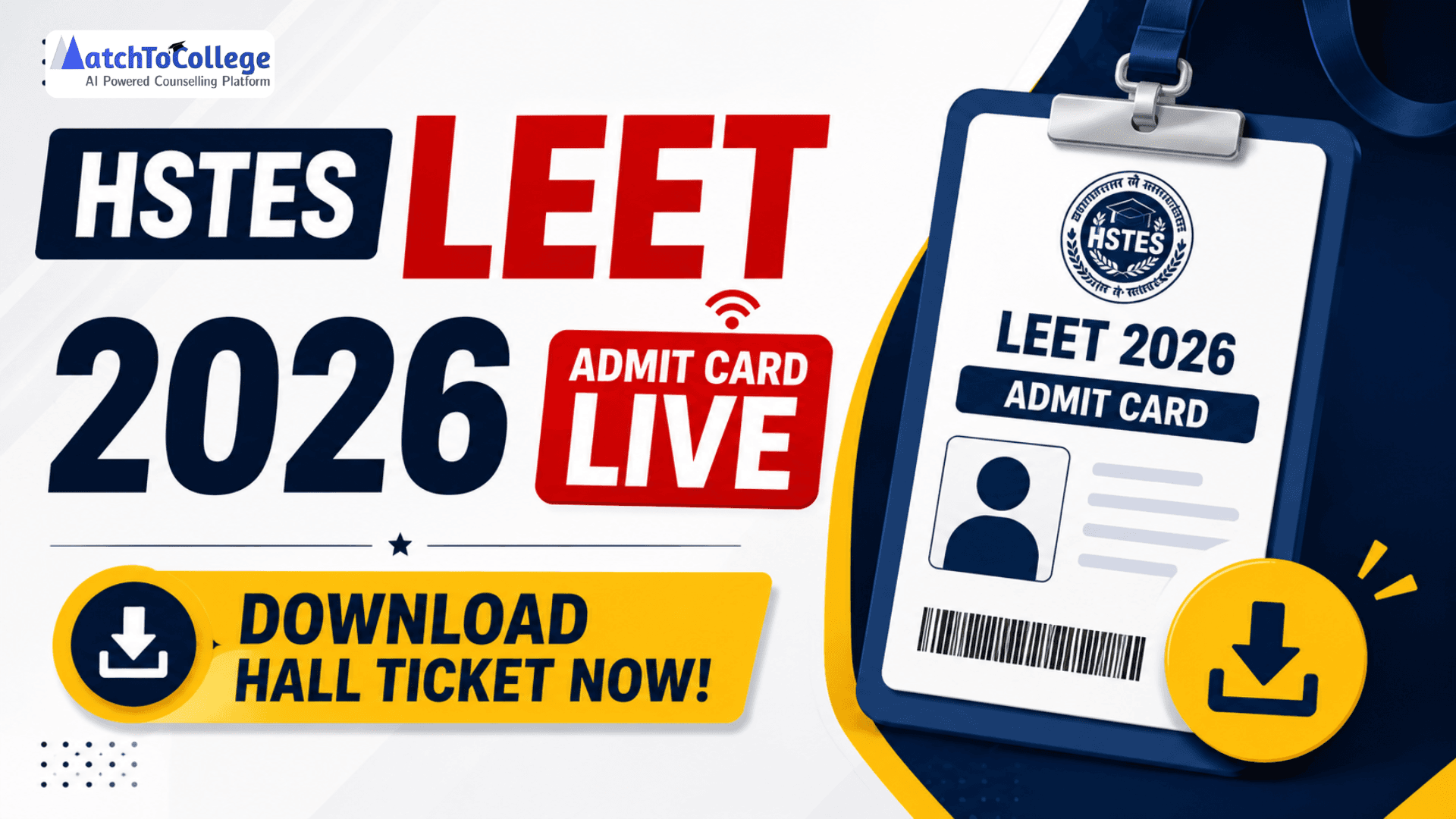 HSTES LEET 2026 Admit Card LIVE: Download Hall Ticket Now!