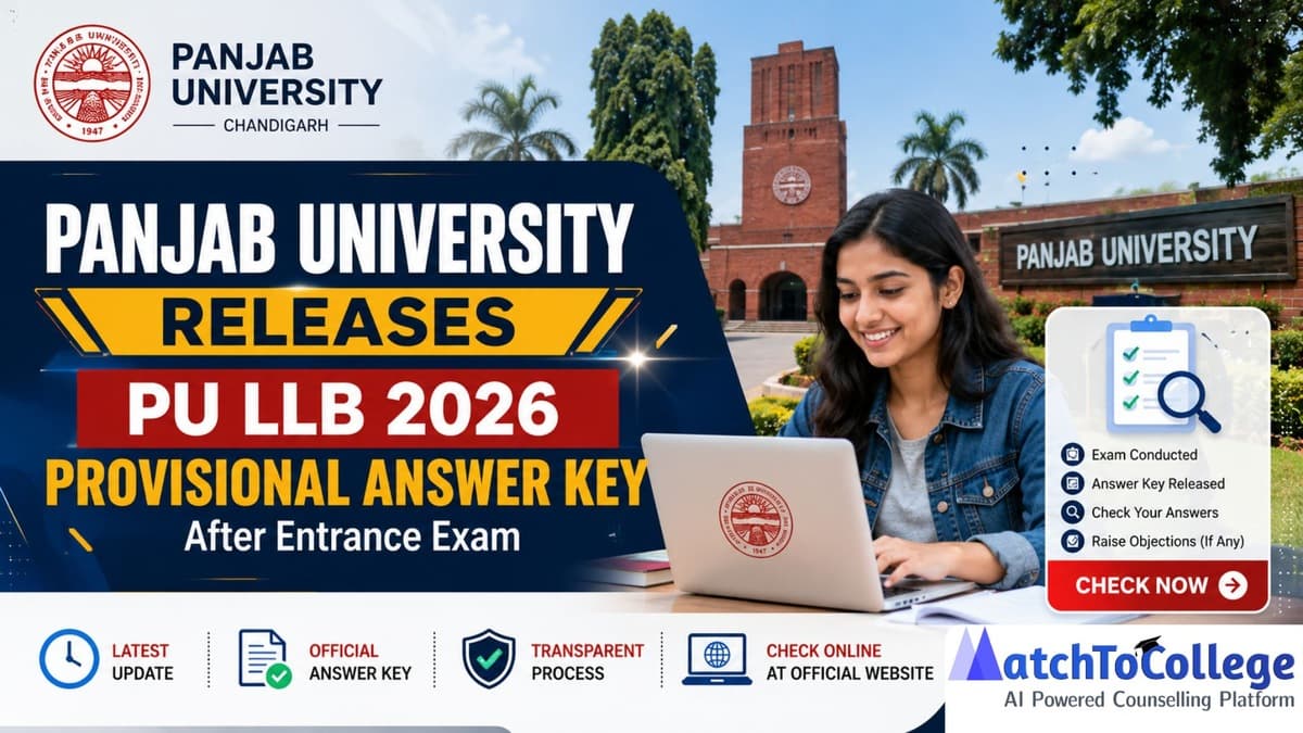 PU LLB 2026 Provisional Answer Key Released: Check Now!