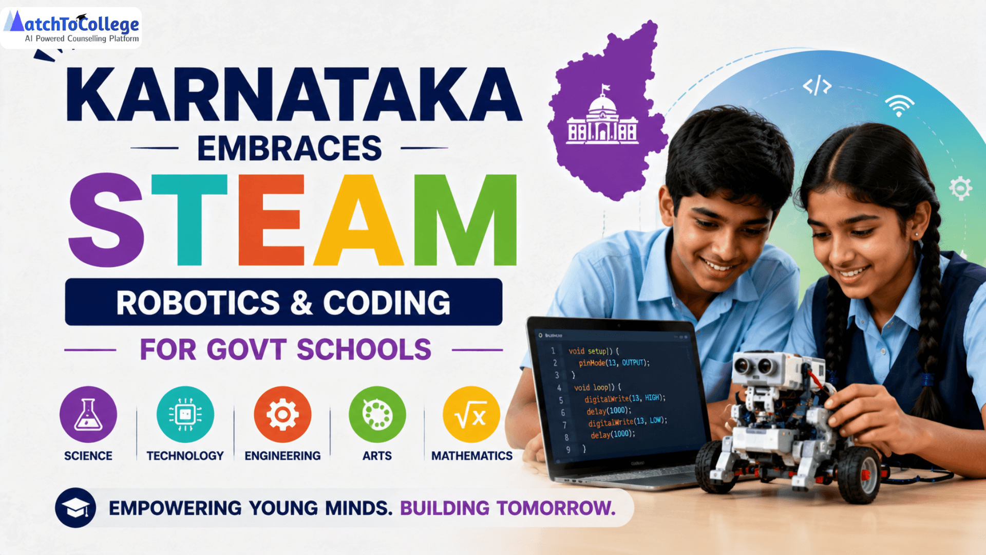Karnataka Embraces STEAM: Robotics & Coding for Govt Schools