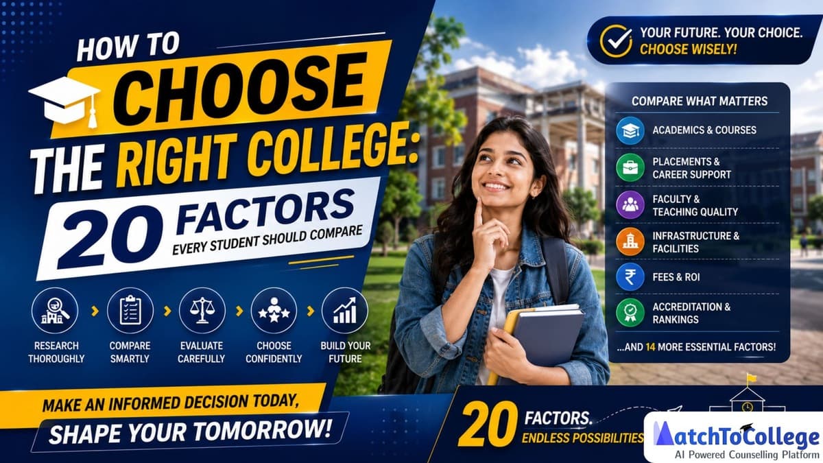 How to Choose the Right College: 20 Essential Factors