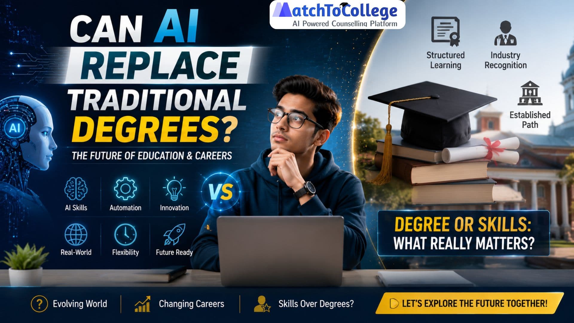 AI vs. Degrees: Will AI Replace Traditional Higher Ed?