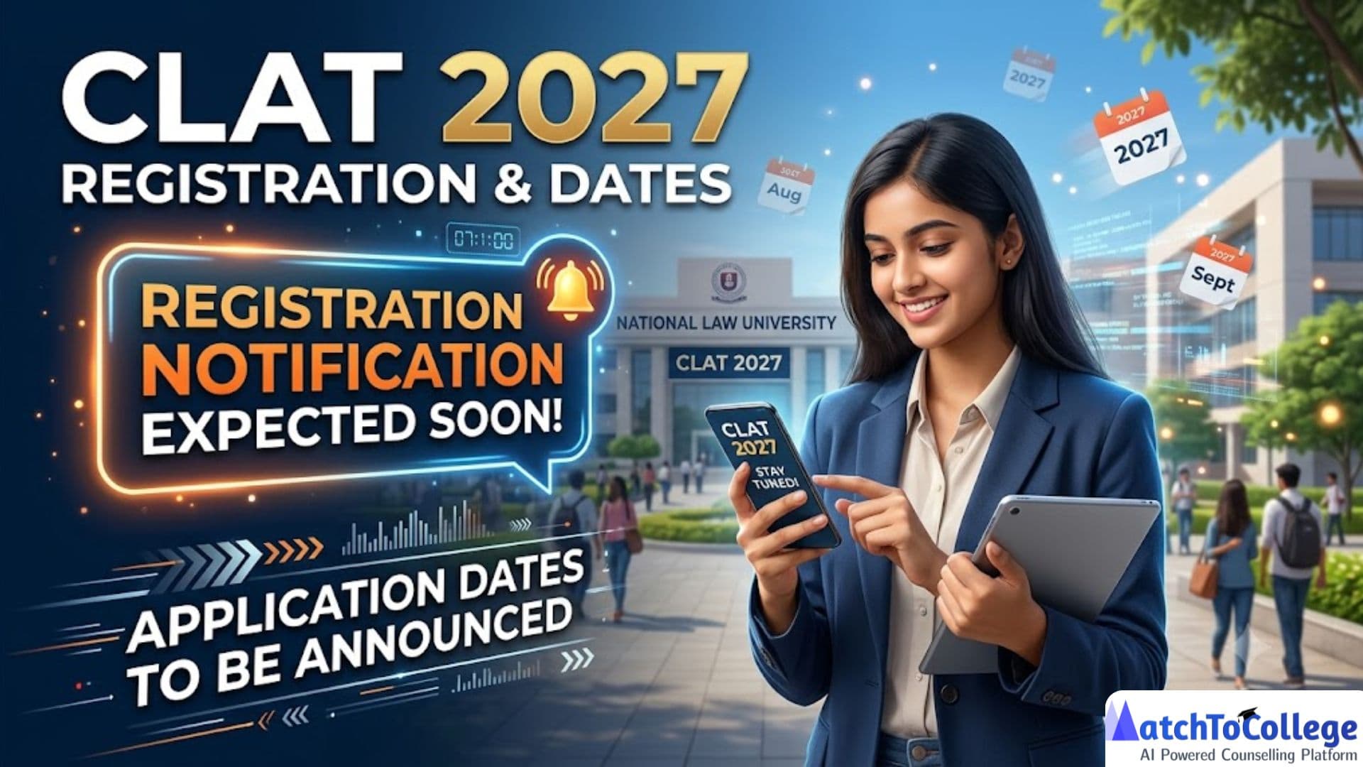 CLAT 2027 Registration Notification Expected Soon!