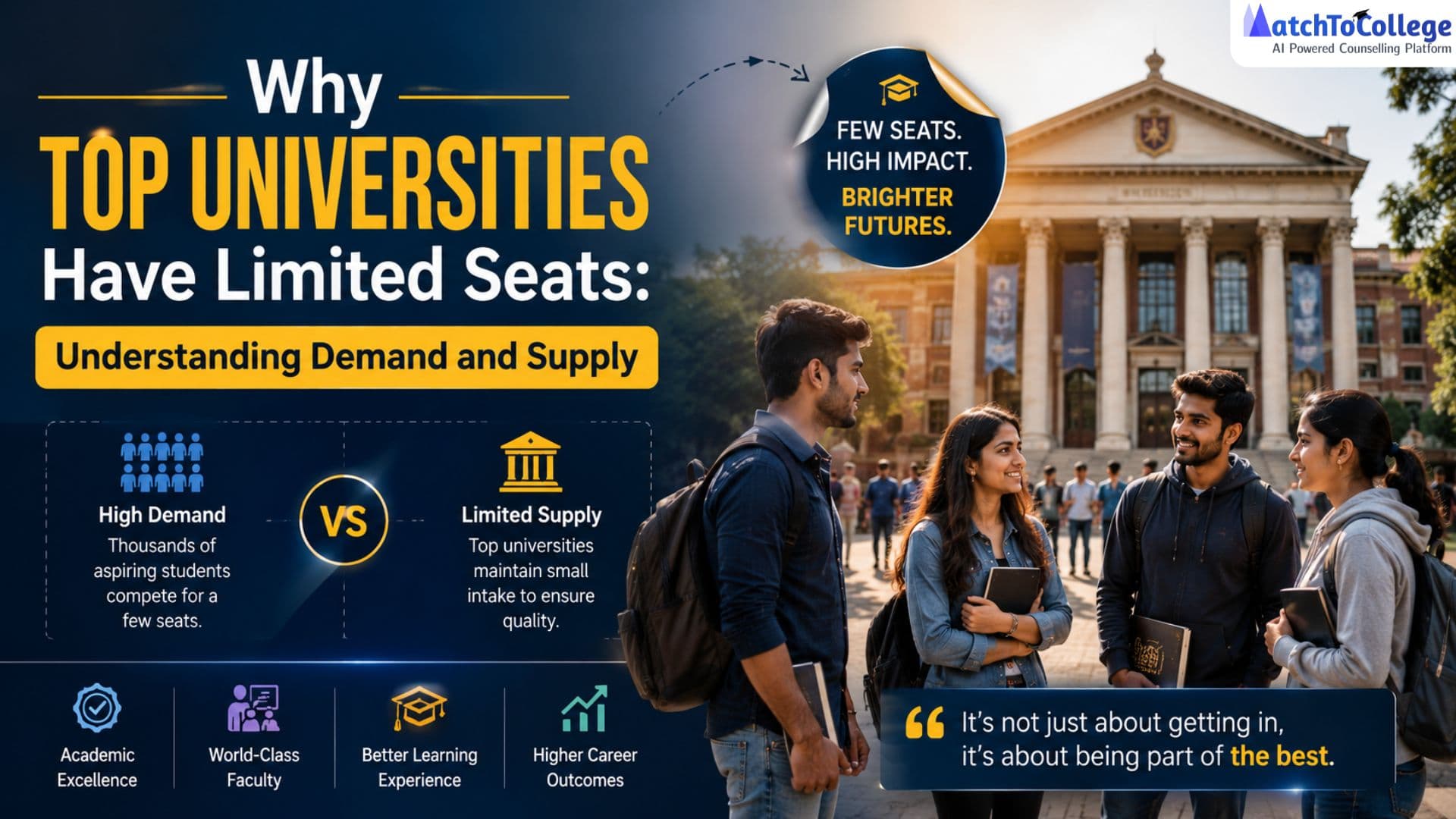 Why Top Universities Limit Seats: Demand vs. Supply Explained