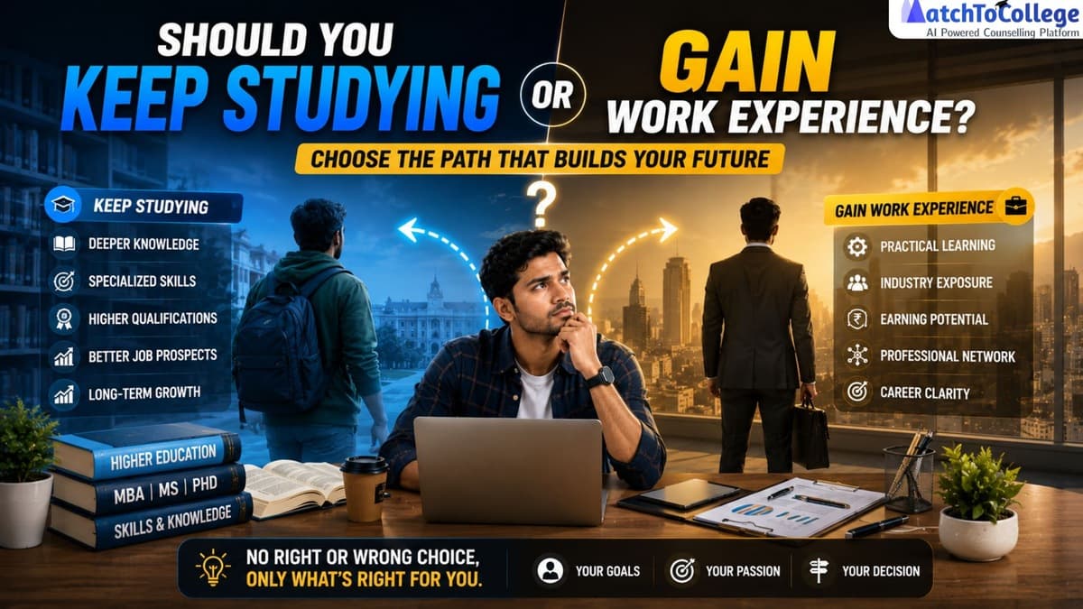 Study or Work? Make Your Best Career Move with MatchToCollege