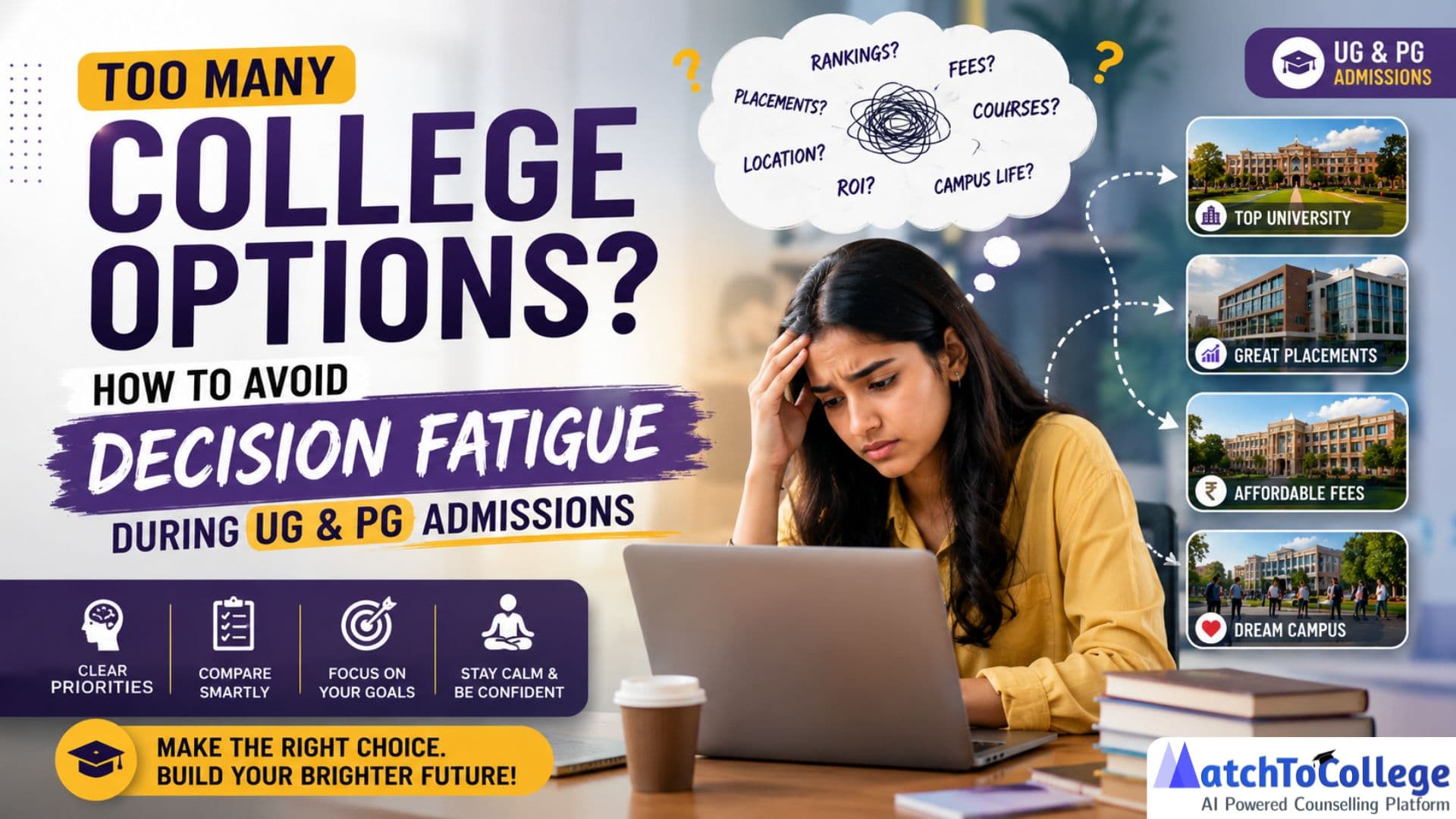 Overwhelmed by College Choices? Beat Decision Fatigue!