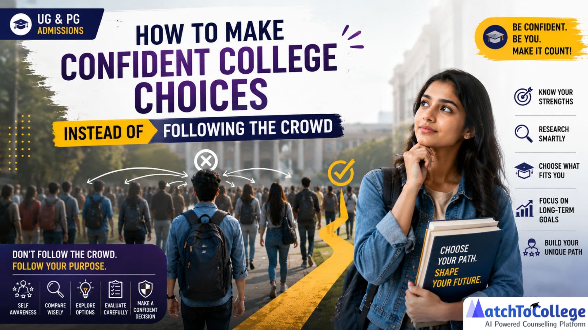 Confident College Choices: UG & PG Admissions Guide