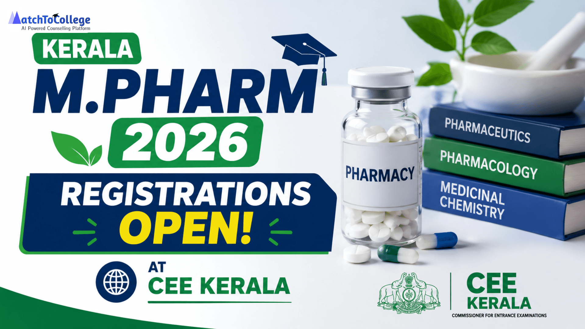 Kerala M.Pharm 2026: Registrations Open at CEE Kerala!