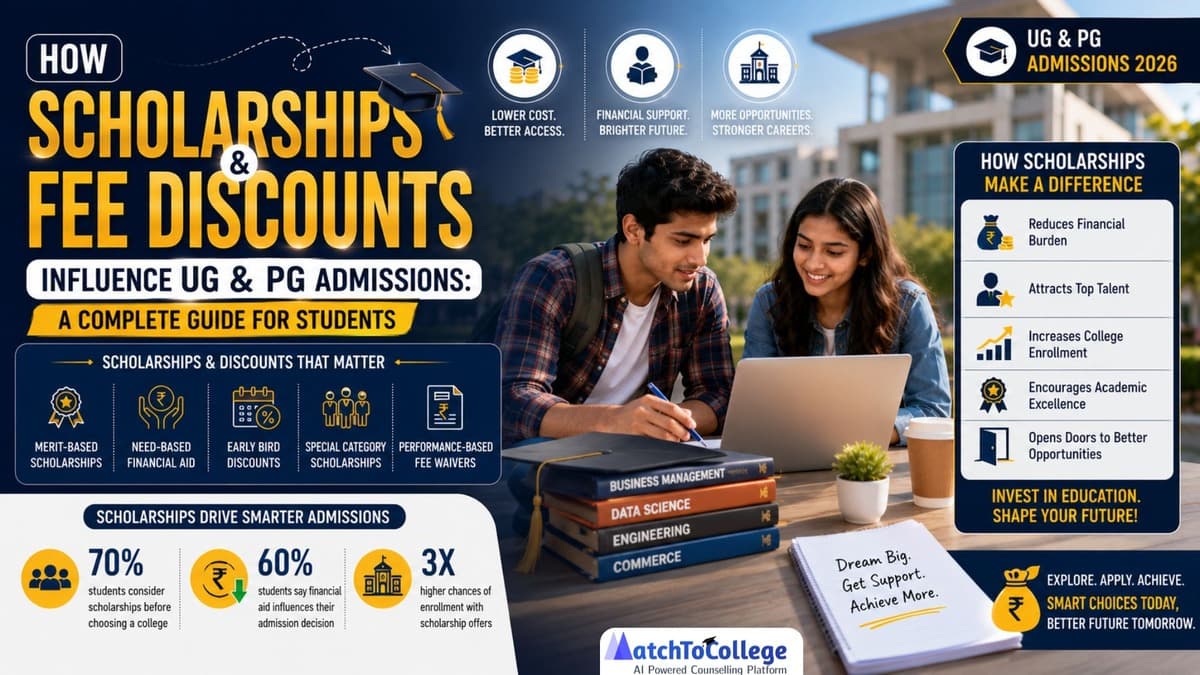 Scholarships & Discounts: Boost UG/PG Admissions