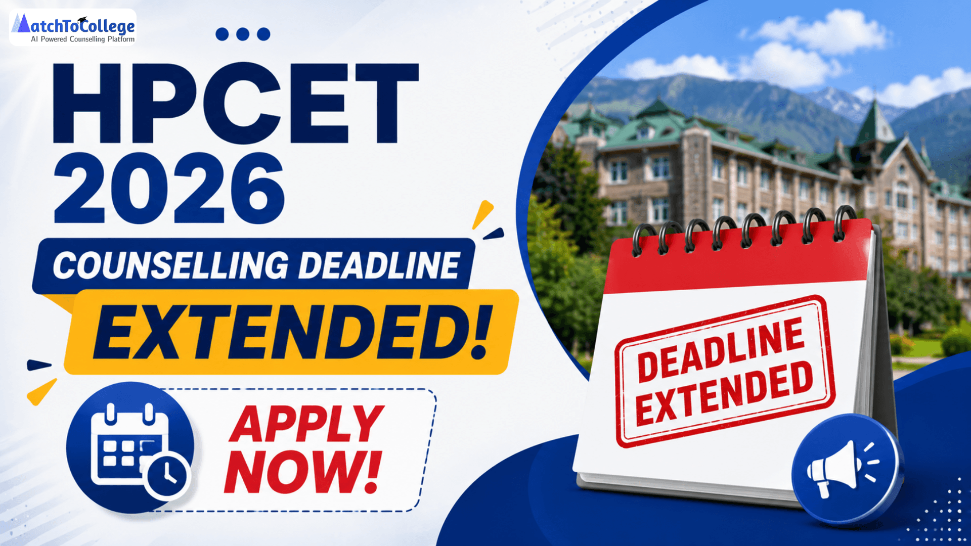 HPCET 2026 Counselling Deadline Extended: Apply Now!