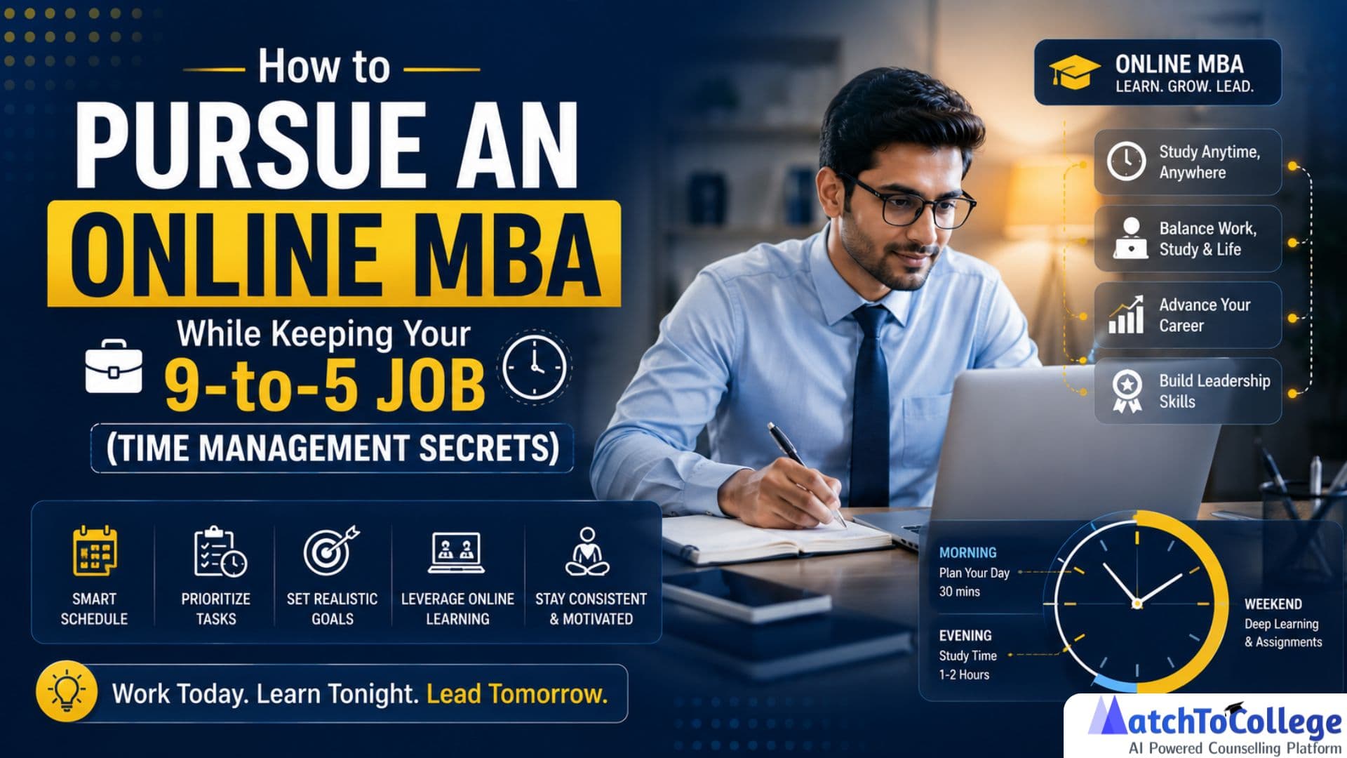 Online MBA & 9-to-5: Master Your Time, Advance Your Career