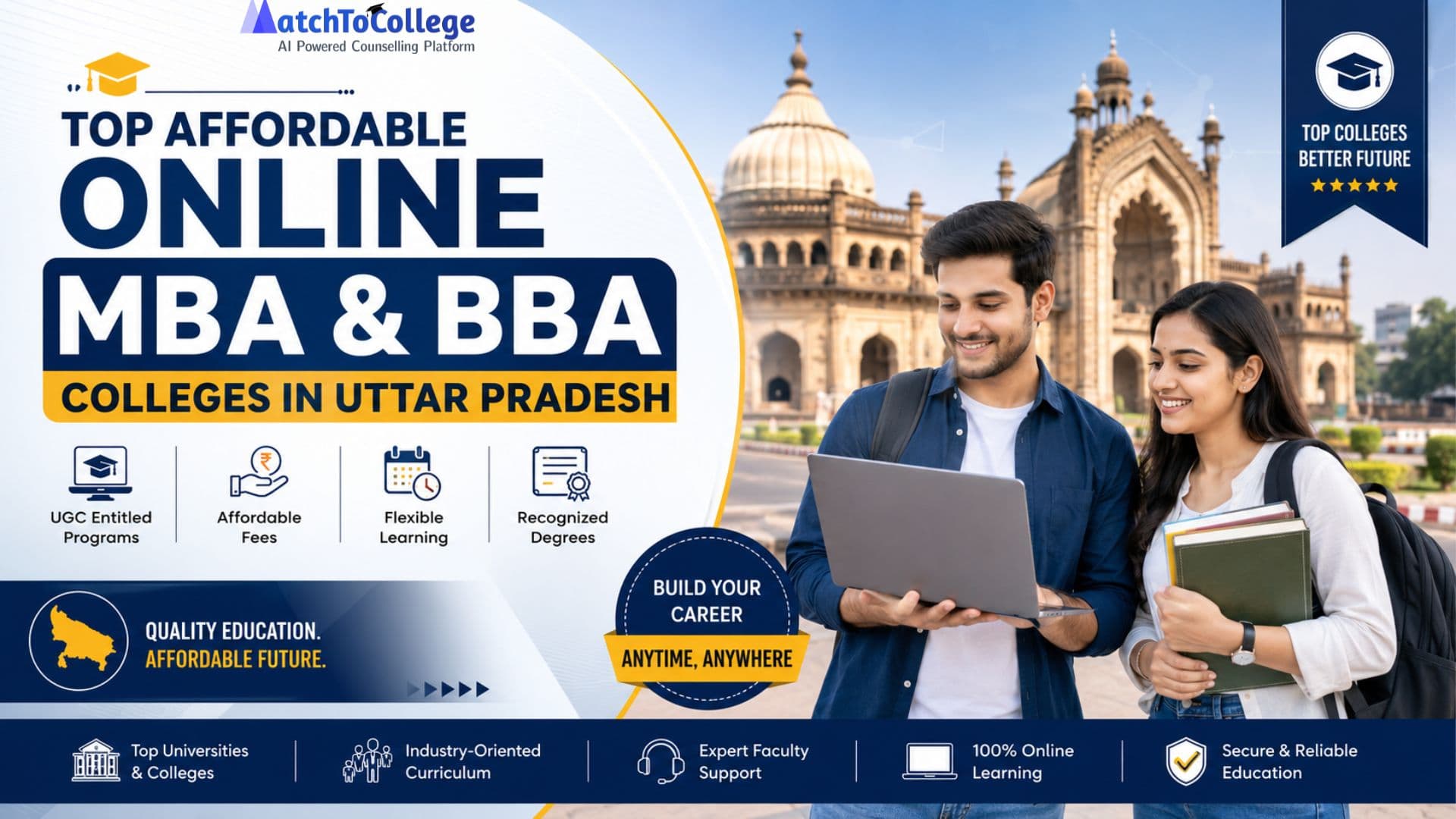 Top Affordable Online MBA & BBA Colleges in Uttar Pradesh