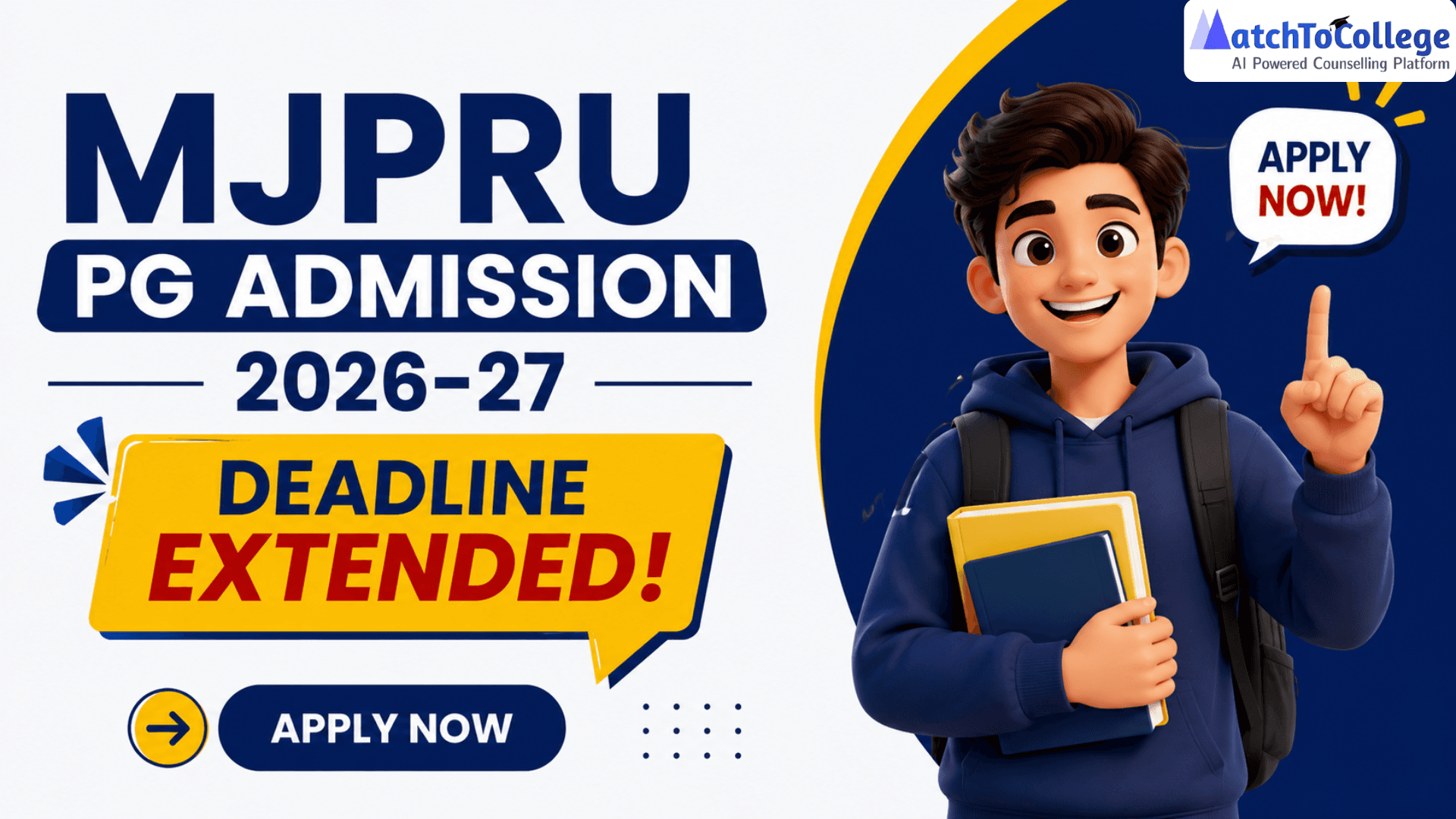 MJPRU PG Admission 2026-27: Deadline Extended! Apply Now
