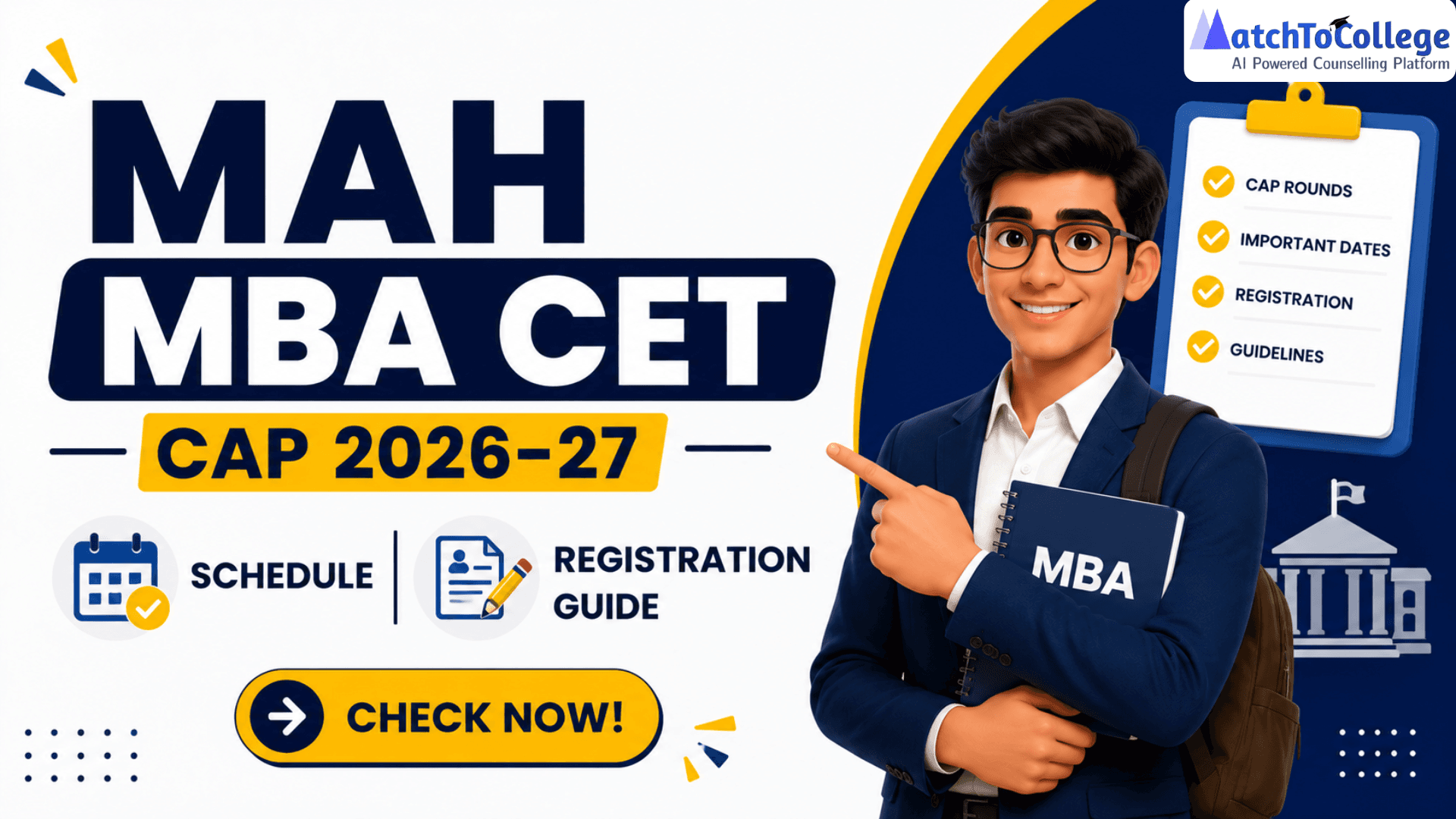 MAH MBA CET CAP 2026-27 Schedule & Registration Guide