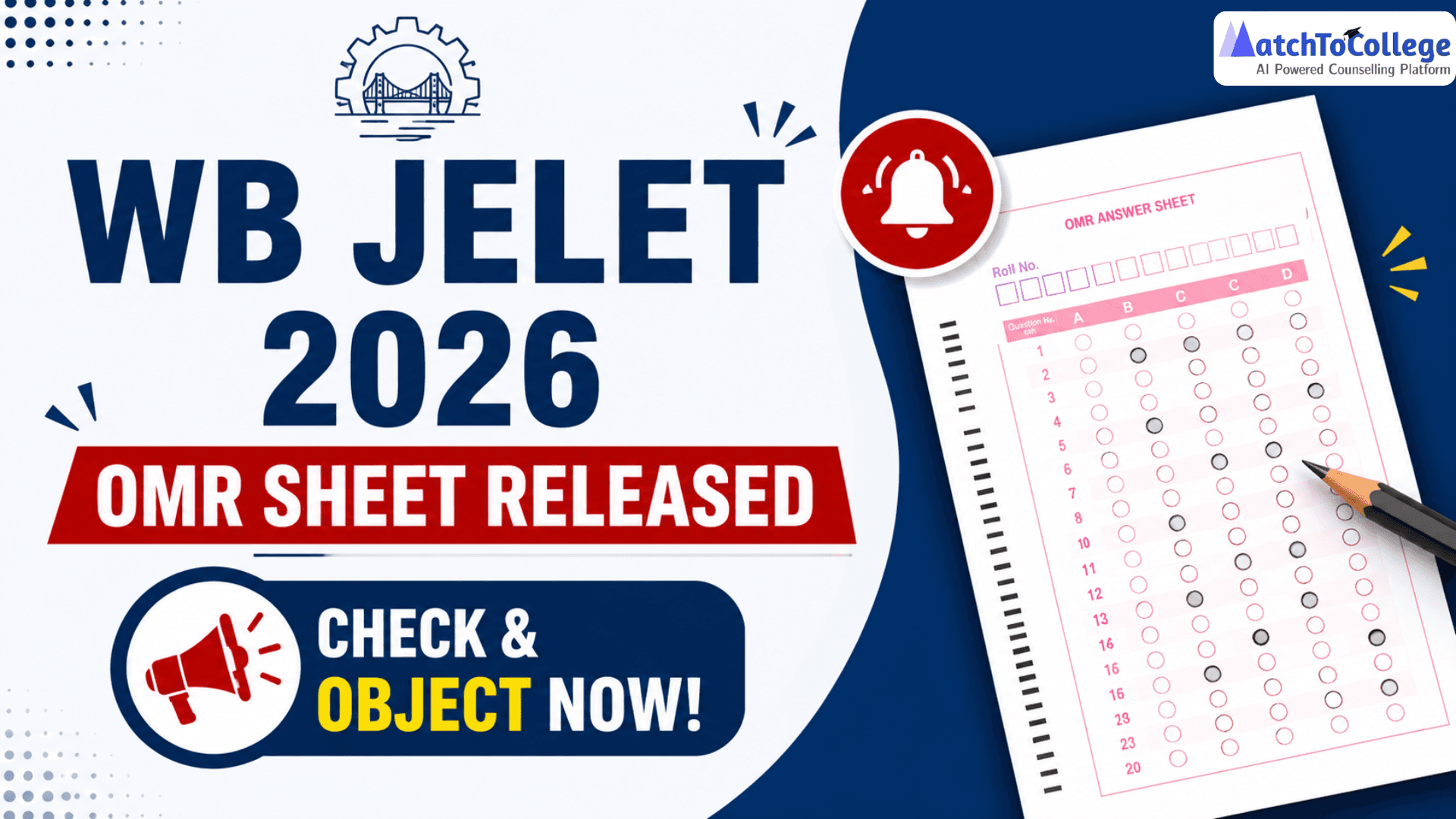 WB JELET 2026 OMR Sheet Released: Check & Object Now!