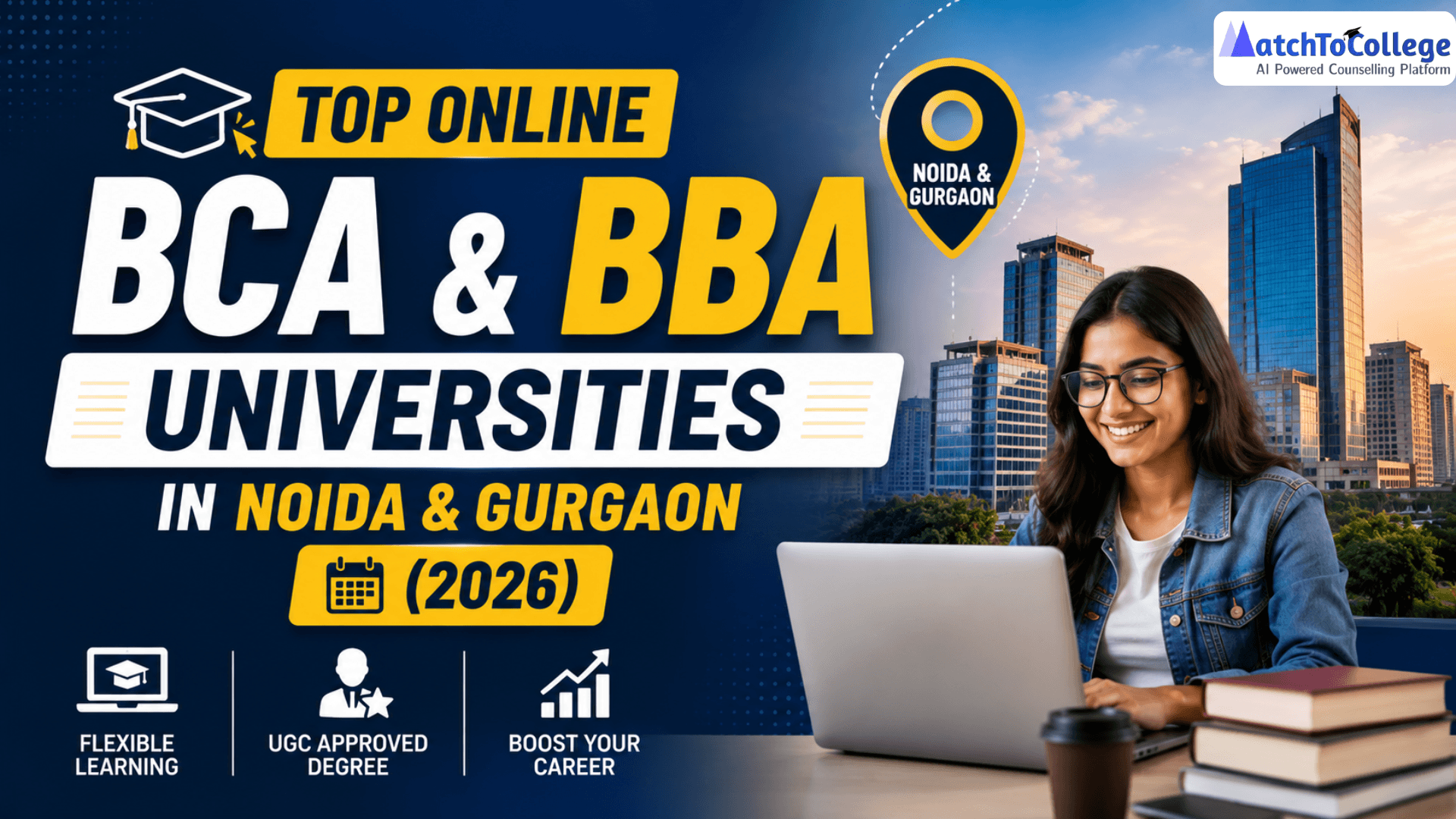 Top Online BCA & BBA Universities in Noida & Gurgaon (2026)