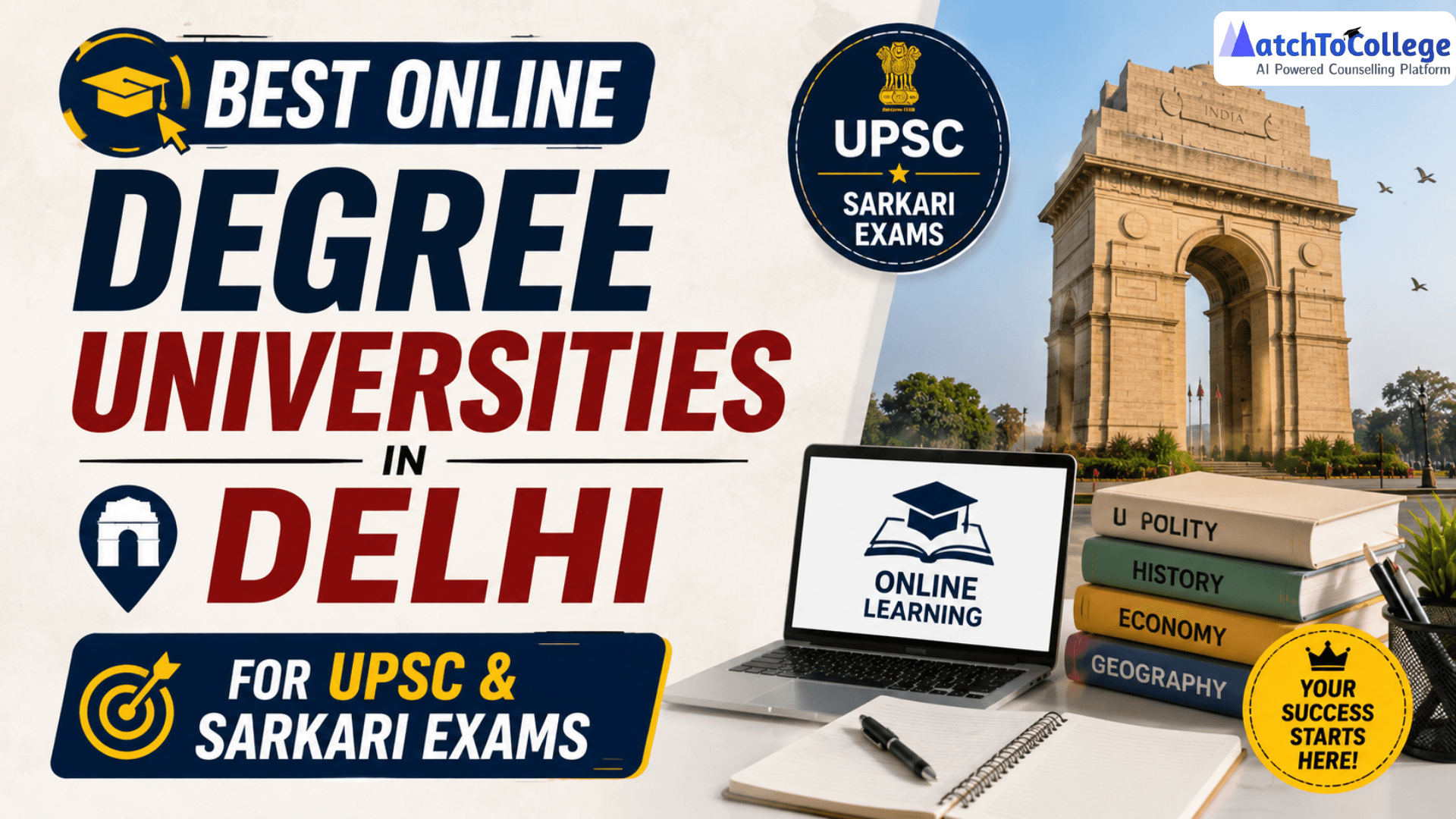Best Online Degree Universities in Delhi for UPSC & Sarkari Exams