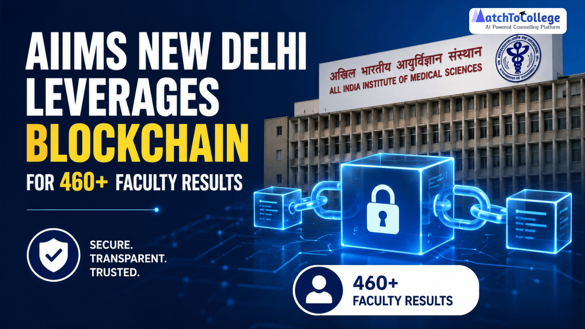 AIIMS New Delhi Leverages Blockchain for 460+ Faculty Results