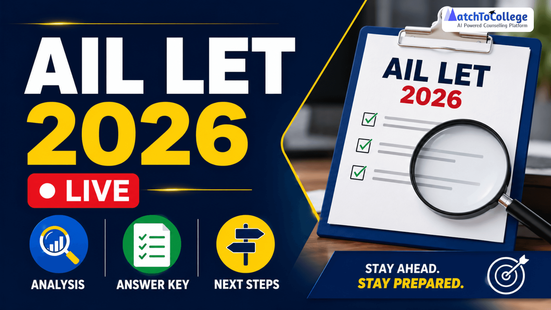 AIL LET 2026 Live: Analysis, Answer Key & Next Steps