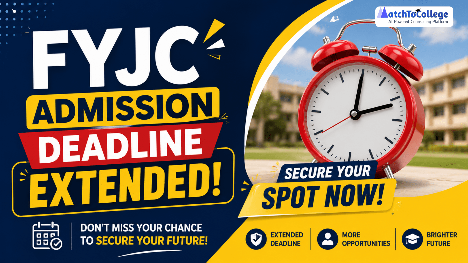 FYJC Admission Deadline Extended: Secure Your Spot!