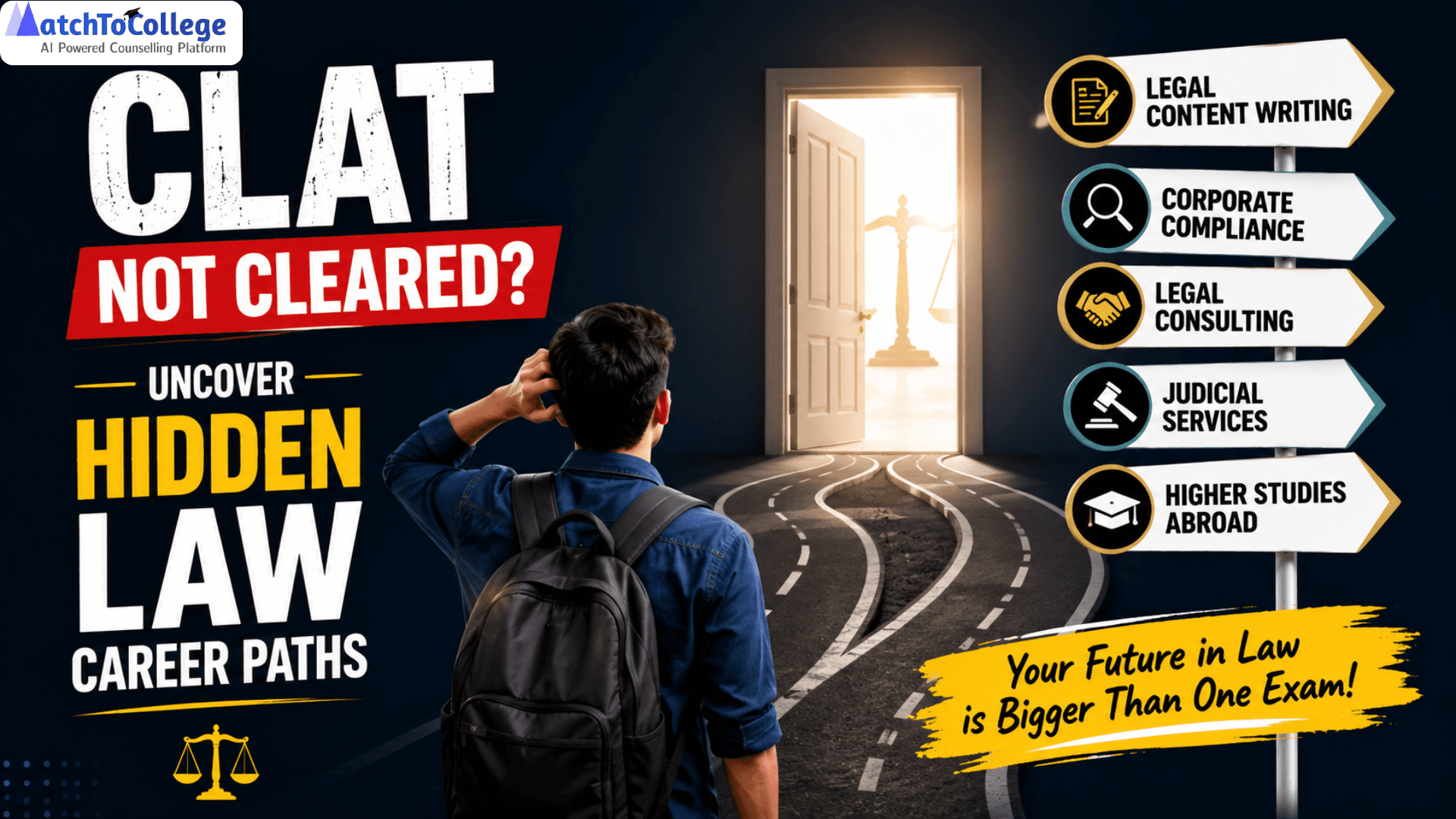 CLAT Not Cleared? Uncover Hidden Law Career Paths
