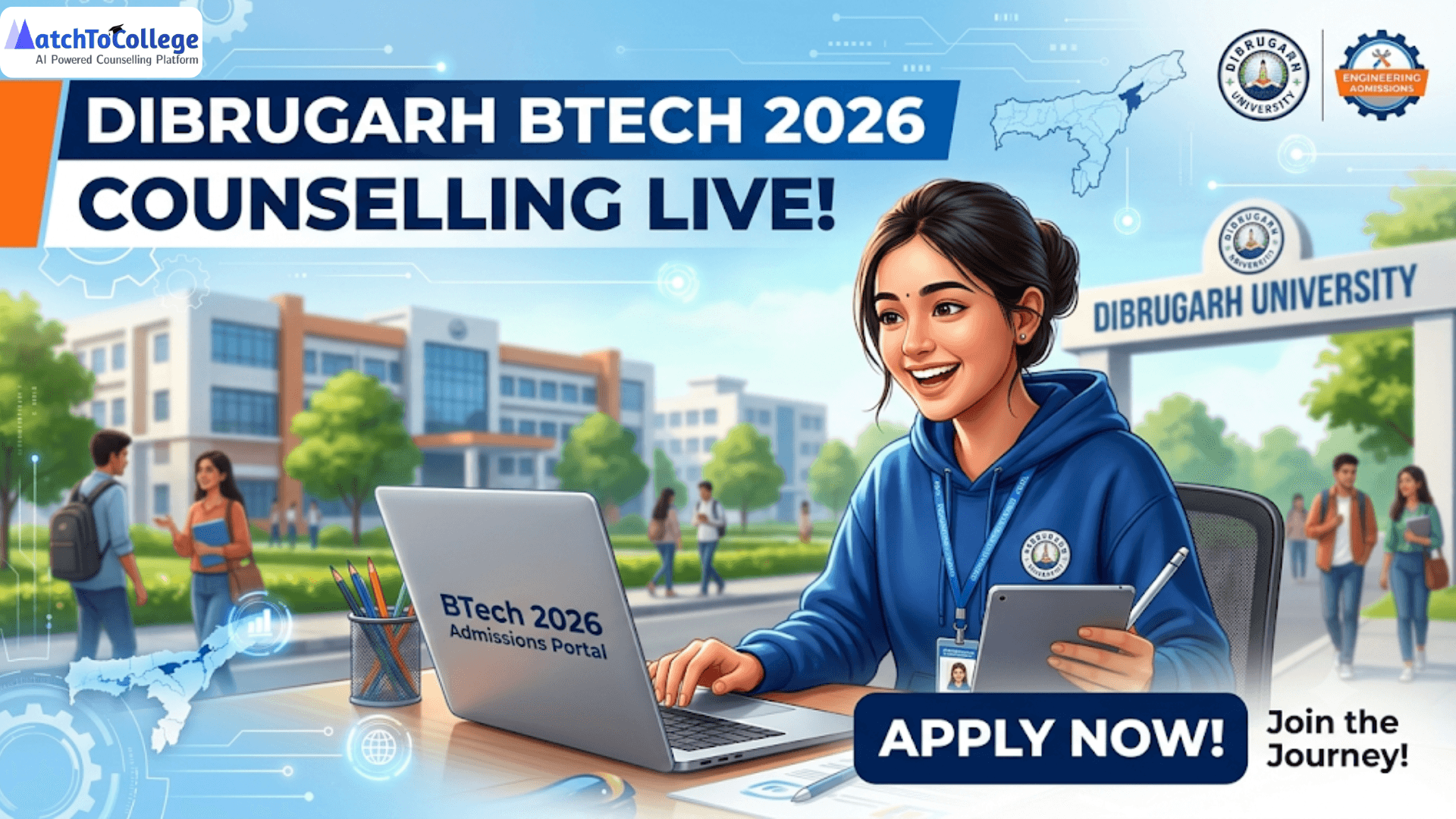 Dibrugarh BTech 2026 Counselling Live: Apply Now!