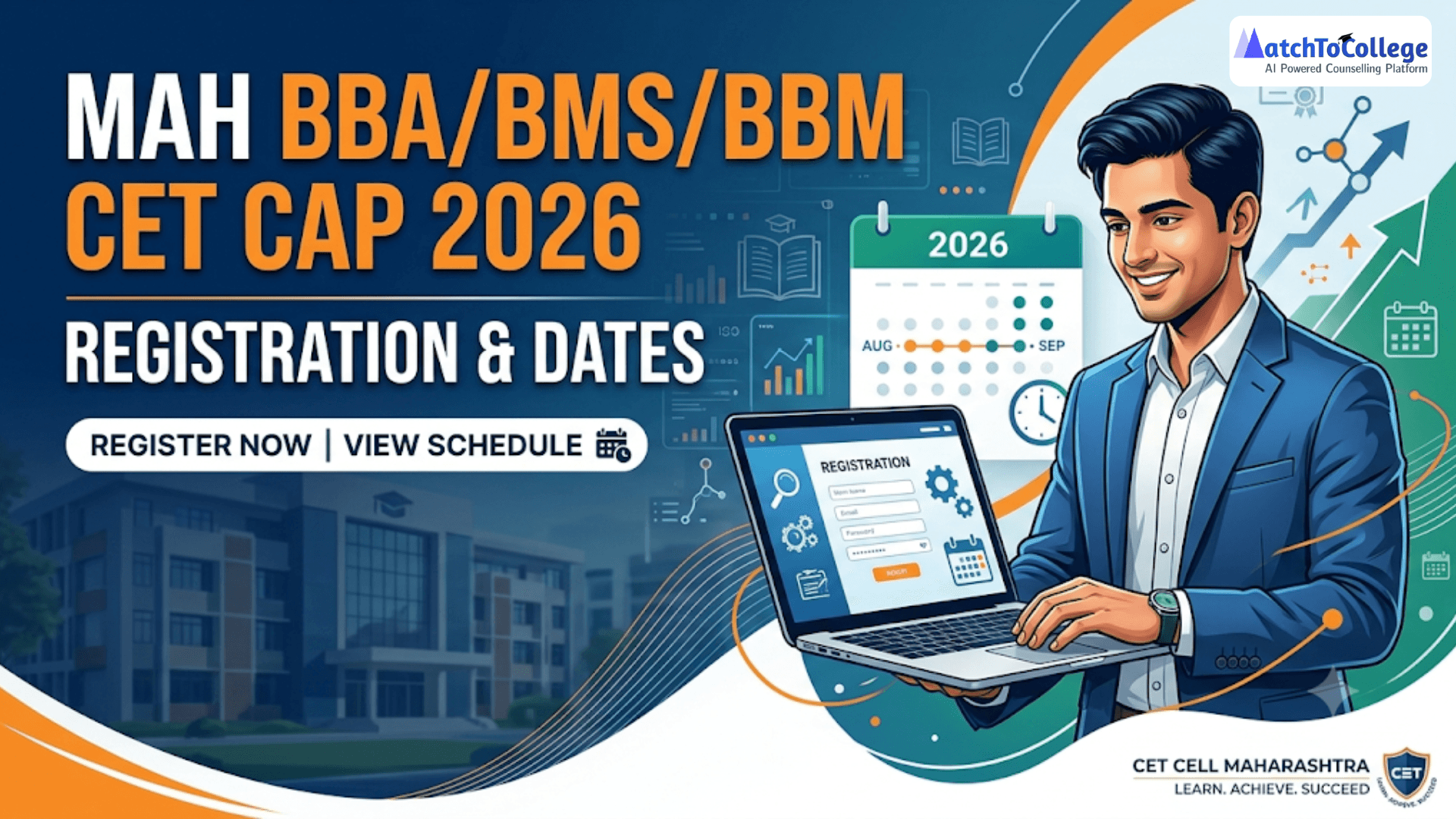 MAH BBA/BMS/BBM CET CAP 2026: Registration & Dates