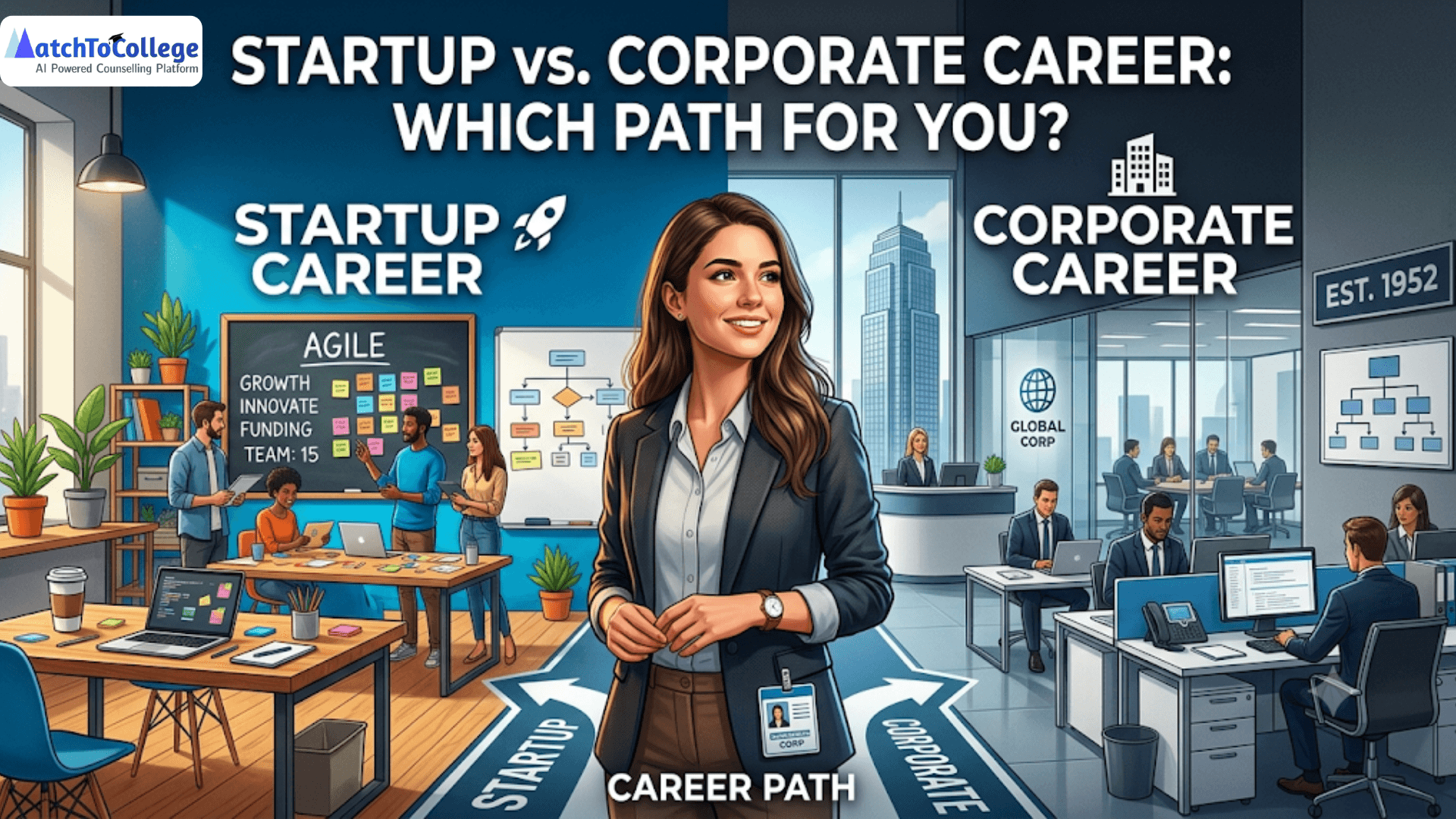 Startup vs. Corporate Career: Which Path for You?