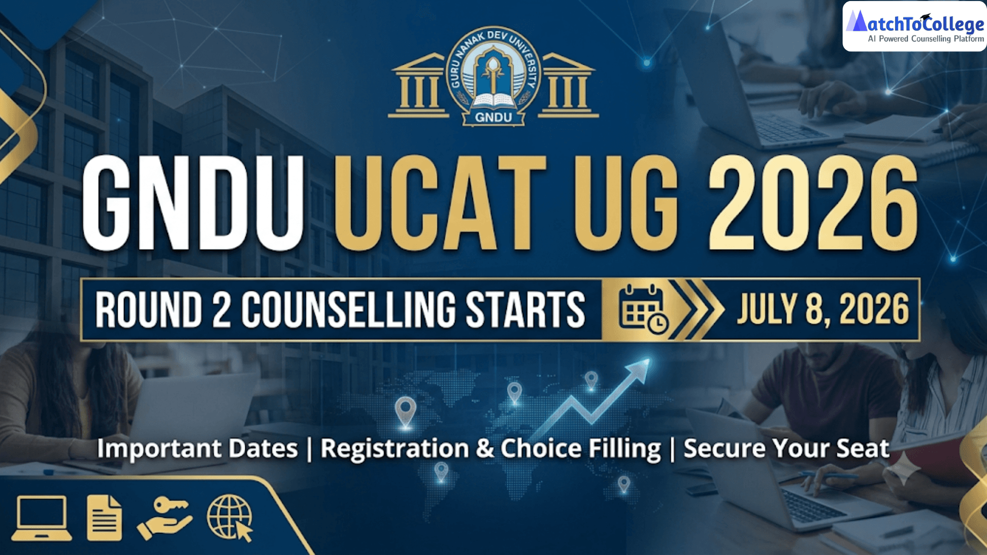 GNDU UCAT UG 2026 Round 2 Counselling Starts July 8