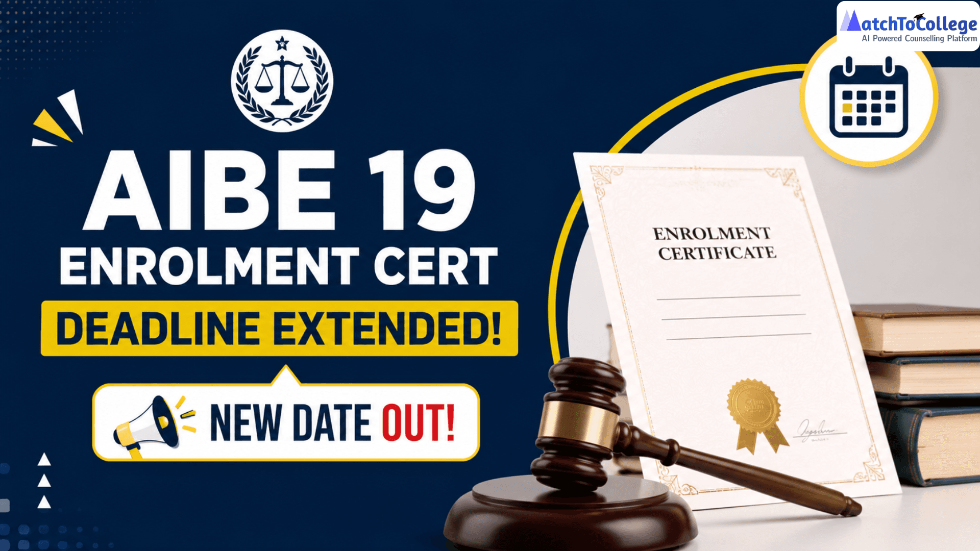 AIBE 19 Enrolment Cert Deadline Extended: New Date Out!
