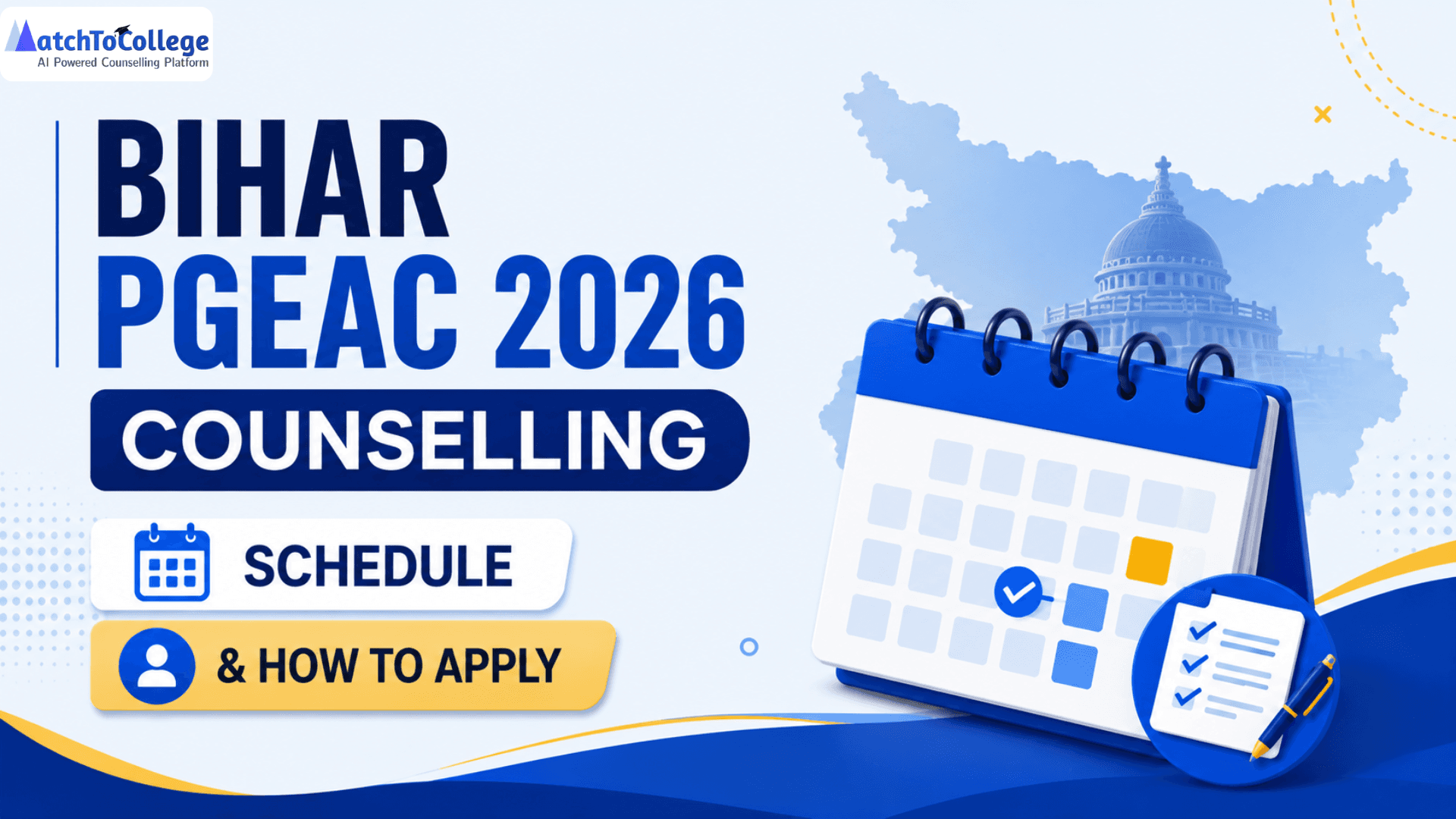 Bihar PGEAC 2026 Counselling Schedule & How to Apply