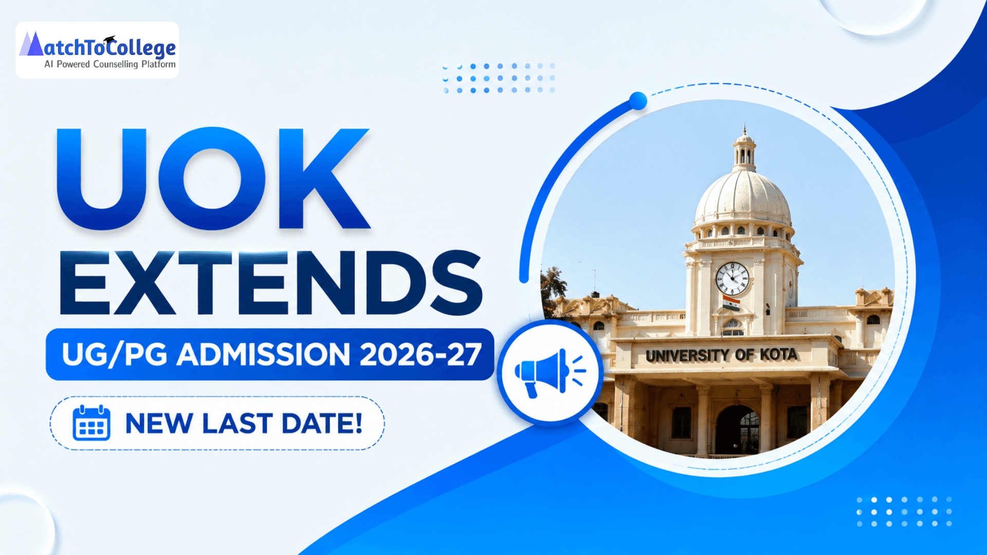 UOK Extends UG/PG Admission 2026-27: New Last Date!