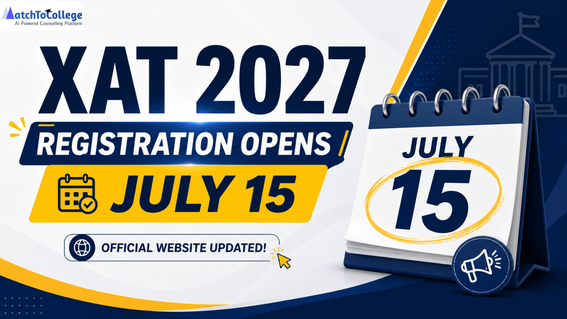 XAT 2027 Registration Opens July 15: Official Website Updated!